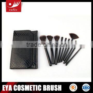 10 pcs Travel cosmetic brush set with free sample