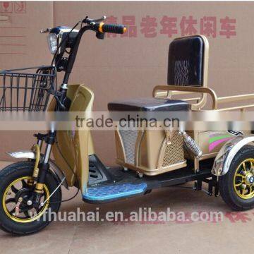 China Factory Export Three Wheel Electric Tricycle Cargo Bike 48V 500W