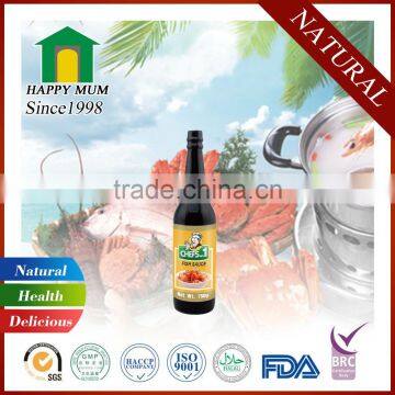 2016 Thailand Style Premium 625ml Fish Soy Sauce