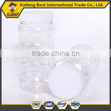 1000ml plastic PET clear honey jar/peanut butter jar/jam jar