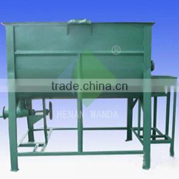 quick mixing single shaft horizontal grain feed mixer