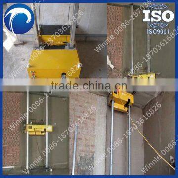 Interior wall plastering machine