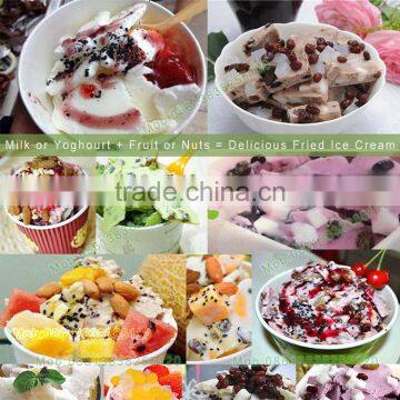 Cold Stone Marble Slab Top Fry Ice Cream Machine / Fried Ice Cream photo-4