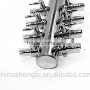 19 mm Inlet 4 mm Outlet 1way in 8 Way Out Metal Air Control Valve photo-3