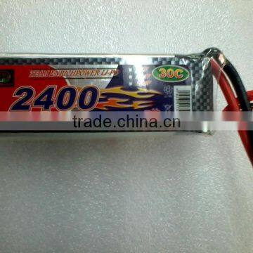 2400mAh 30C 11.1v Lipo Battery