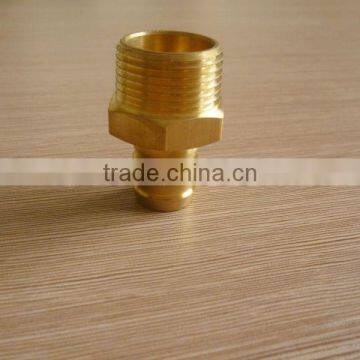 Professional Extension Male Thread Brass Straight Hose Connector Copper Brass Fitting photo-4