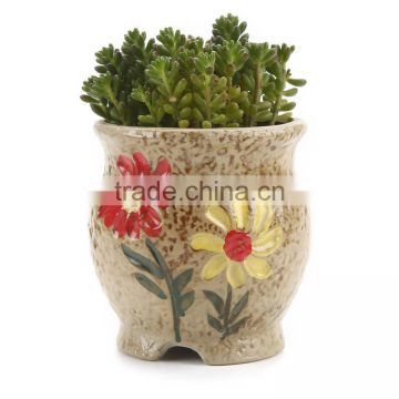 hot sale customzied color glazed wholesale flower pots