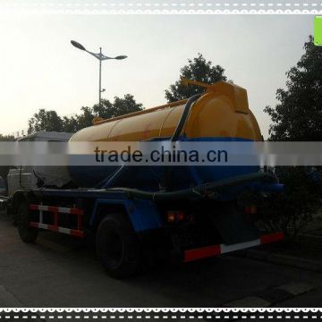 Dongfeng 145 vacuum sewage suction tanker truck