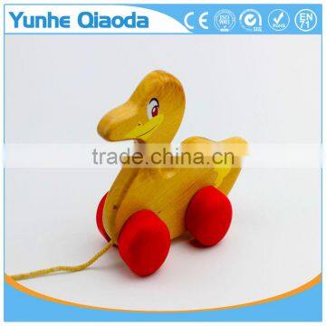 Pull Along Duck Baby Toy Classic Wooden Construction for Hours of Fun photo-4