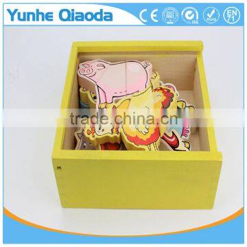 Early Learning Wooden Magnetic Wooden Animal Puzzle photo-6