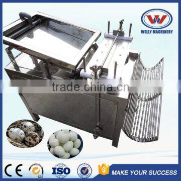 Factory price stable running quail egg shelling machine price low