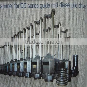 Hammer for DD series guide rod diesel pile driver