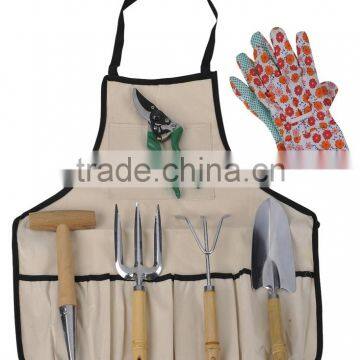 7pcs Garden Tools Sets With Apron