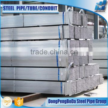 rectangular steel tube 50/100/1.3mm q235 pre galvanized pipe