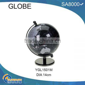 YGL1501M plastic deskpot globe with metal base