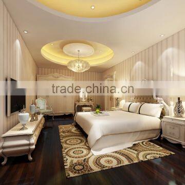 Neo Classic 3D Rendering Of Kid's Bedroom With Furnishing