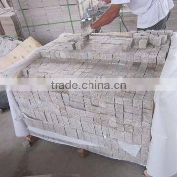 Chinese Yellow Granite Paving Stone Setts G682 photo-6