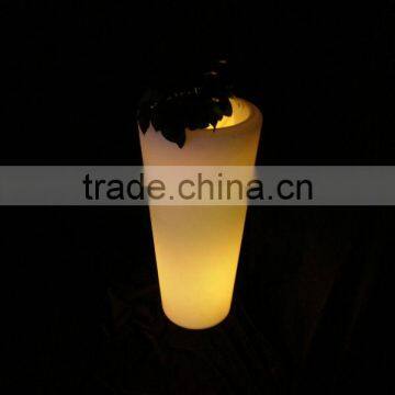 Manufacturer PE LED Round Flower Pot/PE Led Bucket With Remote Control 16 Mix Changeable Colors Up38*Dn26*H40CM photo-6