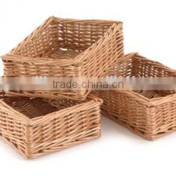 wholesale willow wicker food basket wholesale wicker bread storage baskets