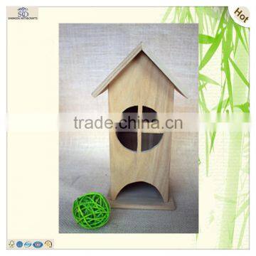 fsc guaranteed laser carving wood bird cage house