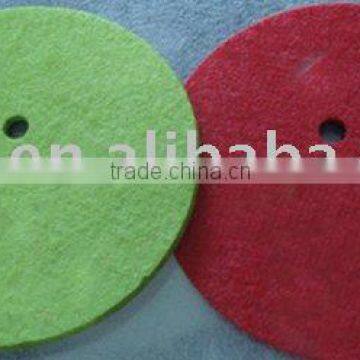 polyester laser cut felt flower