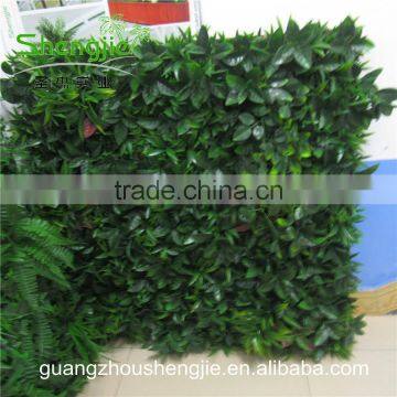 SJLJ013360 Direct Selling Artificial Leaves Wall / Fake Plastic Grass Wall for Wall Decoration photo-3