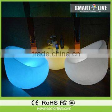 Plastic Material and Bar Chair seat or table Specific Use LED Outdoor bar chair