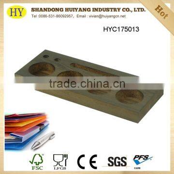 Wholesale Office Desktop Wooden Pen Holder for Pen and Smart Phone photo-4