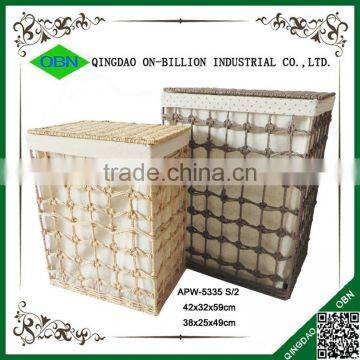 Fashion Design Set 2 Wholesale Decoration Handmade Laundry Basket photo-2