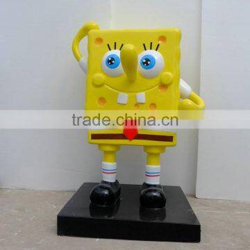 Fiberglass swob cartoon statue