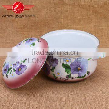 Longfei OEM 5pcs Turkey Enamel Casserole / Enamel Cookware Set Kitchen photo-3