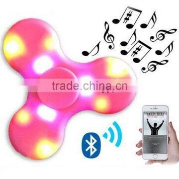 New Bluetooth Led Hand Spinner, Finger Tip Gyroscope, Finger Tip Gyroscope, Bluetooth Sound Fidget Spinner, Led With Lamp photo-2