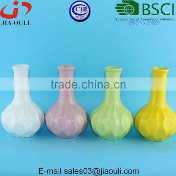 Wave Patterned Glazed Colors Cheap Ceramic Vases photo-6