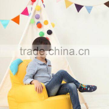 Soft Fur Kid's Sitting Coner Beanbag,funny Bean Bag Sofa,round Pink Pot Round Bean Bag photo-2