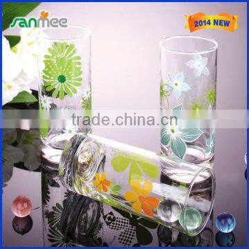 Mini And Clear Flowers Drinking Glass Cup