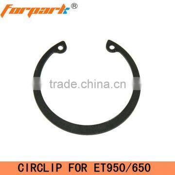 ET950 (650) Gasoline Generator spare parts standarded circlip