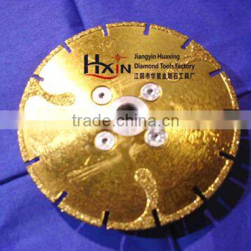 Electroplated Diamond circular cutting disc for soft marbles with M14 connection