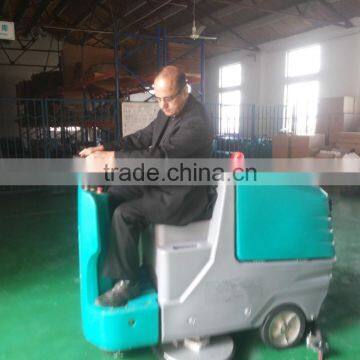 electric ride-on floor washing machine