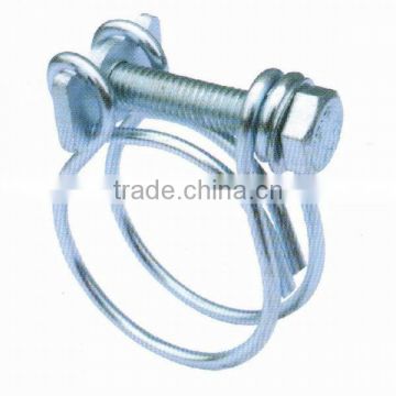 Stainless Steel Double Wire Hose Clamp