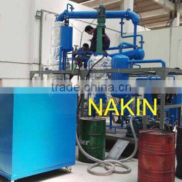 JZC Vacuum Black Waste Engine Oil Distillation to Yellow Oil