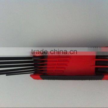 Hand Tool Double Blister Pack Black Oxide Finish Carbon Steel Material Folding Torx Key Wrench Set photo-3