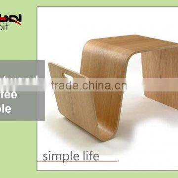 Living Room Coffee Table Modern Design Wooden Side Tea Table photo-2