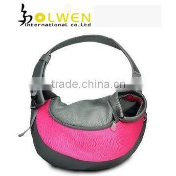 Comfortable pet carrier bag with Safety leash adjustable straps