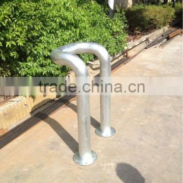 2014 hot-dipped 114mm Diameter safety bollards