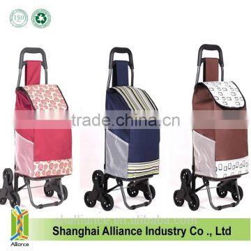 600D Polyester Shopping Trolley Bag,Easy Foldable Shopping Cart