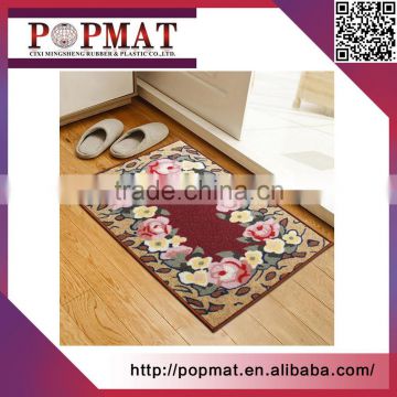 Recycled Rubber custom Design Digital Printed Logo rubber floor mat