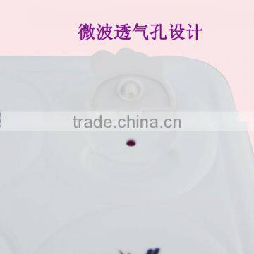 3 Compartment Plastic Food Container Tiffin Lunch Box With Soup Bowl photo-6