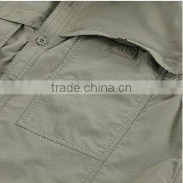 Men's 100% Cotton Poplin Casual Shirt With Long Sleeve photo-5