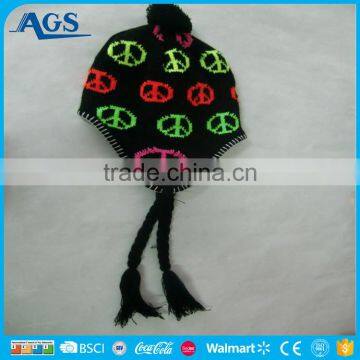 New Style Custom Cheap Warm Knitted Korean Winter Hat