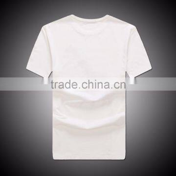 Custom Men Cotton Plain Printing Solid t Shirt photo-2